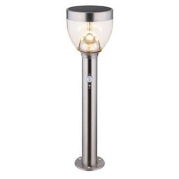 Luminosa Lighting Luminosa Solar Light Outdoor Bollard Stainless Steel Ip44 Led 3000K
