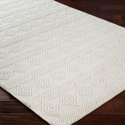 Livabliss Hygge-Hand Woven White Wool Cottage Living Dining Bedroom Rug 76 X 244 Cm Easy Care, Non Shedding - thumbnail 6