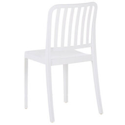 Beliani Set Of 2 Garden Chairs Sersale Synthetic Material White - thumbnail 7