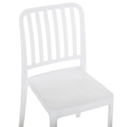 Beliani Set Of 2 Garden Chairs Sersale Synthetic Material White - thumbnail 8