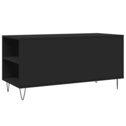 Berkfield Modern Coffee Table Black 102X44.5X50 Cm Engineered Wood - thumbnail 8