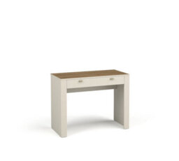 Arte Mossa Modern Dressing Table In Cashmere & Oak - W1020mm X H790mm X D500mm