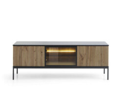 Arte Elegant Sento Tv Cabinet (H)560mm (W)1540mm (D)390mm With Led Lighting And Storage - thumbnail 3