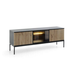 Arte Elegant Sento Tv Cabinet (H)560mm (W)1540mm (D)390mm With Led Lighting And Storage - thumbnail 2