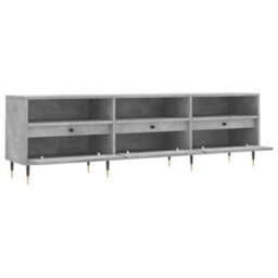 Vidaxl Tv Cabinet Concrete Grey 150X30X44.5 Cm Engineered Wood - thumbnail 6