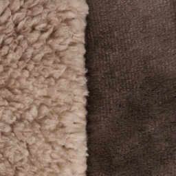 Ohs Sherpa Pet Animal Blanket Puppy Dog Cat Kitten Kennel Mat Warm Throw - Chocolate Brown - thumbnail 2
