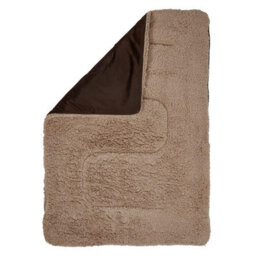 Ohs Sherpa Pet Animal Blanket Puppy Dog Cat Kitten Kennel Mat Warm Throw - Chocolate Brown