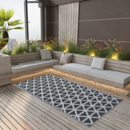 Walplus Outdoor Carpet Black 190X290 Cm Pp - thumbnail 1