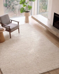 Beliani Rug Kordea Light Beige 160 X 230 Cm Wool - thumbnail 2