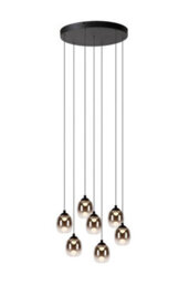 Lucide Tamino Pendant Light Diameter 52Cm Led Dim. 3000K - Black - thumbnail 1