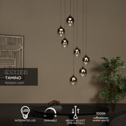 Lucide Tamino Pendant Light Diameter 52Cm Led Dim. 3000K - Black - thumbnail 2