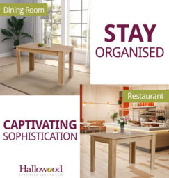 Hallowood Furniture Newquay Oak Fixed Top Dining Table 120Cm - thumbnail 6