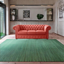 Chesterfield 3 Seater Shelly Horizon Leather Sofa Bespoke In Classic Style - thumbnail 2