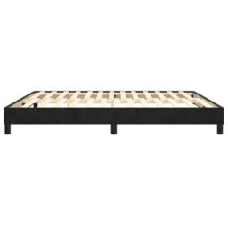 Berkfield Box Spring Bed Frame Black 180X200 Cm 6Ft Super King Velvet - thumbnail 6