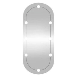 Walplus Wall Mirror With Led Lights 45X100 Cm Glass Oval - thumbnail 5