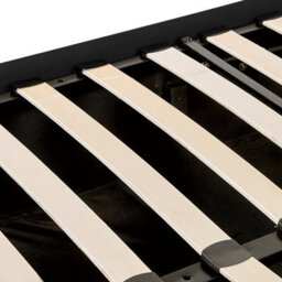 Beliani Ottoman Bed Velvet Lubbon 180 X 200 Cm (Eu Super King) Black - thumbnail 9