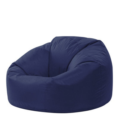 Icon Adult Classic Beanbag Outdoor Waterproof Bean Bags Ready Filled - Navy Blue - image 1