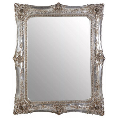 Orsina Neoclassical Champagne Baroque Style Wall Mirror, Timeless Hallway Mirror, Elegant Large Modern Mirror - image 1
