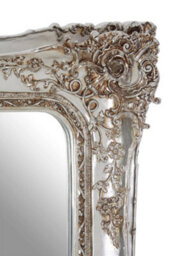 Orsina Neoclassical Champagne Baroque Style Wall Mirror, Timeless Hallway Mirror, Elegant Large Modern Mirror - thumbnail 4