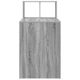 Berkfield Modern Writing Desk Grey Sonoma Engineered Wood, Laminate Medium - thumbnail 6