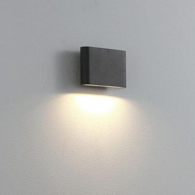 Ultra Beam Lighting Ultrabeam Black Outdoor Led Wall Light 6 Watt Led 600 Lumens Wall Downlight - image 1