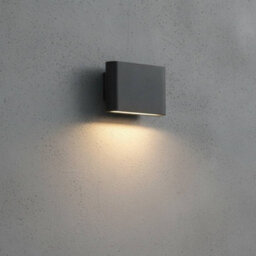 Ultra Beam Lighting Ultrabeam Black Outdoor Led Wall Light 6 Watt Led 600 Lumens Wall Downlight - thumbnail 3