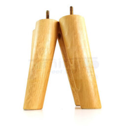 L&F Wood Legs Oak Stain 180mm High Set Of 4 Replacement Angled Furniture Legs Set Of 4 Sofas Chairs Stools M8 - thumbnail 7