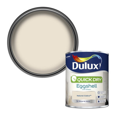 Dulux Quick Dry Natural Calico Eggshell Interior Metal & Wood Paint, 750Ml - image 1