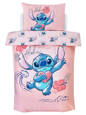 Disney Lilo & Stitch Aloha Junior Duvet Cover And Pillowcase Set - image 1