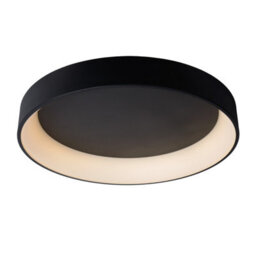 Lucide Talowe Led Modern Flush Ceiling Light 80Cm - Led Dim. - 1X80W 3000K - Black - thumbnail 1