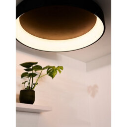 Lucide Talowe Led Modern Flush Ceiling Light 80Cm - Led Dim. - 1X80W 3000K - Black - thumbnail 4