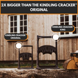 Fandango Fire Tools Kindling Cracker Original Log Splitter - Sturdy Firewood Splitter Made From Recycled Cast Iron - Wood Chopper For Kindling Wood - thumbnail 7