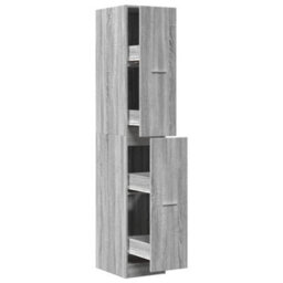 Walplus Apothecary Cabinetâ Grey Sonoma 30X41X174.5 Cm Engineered Wood - thumbnail 2