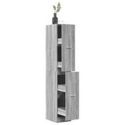 Walplus Apothecary Cabinetâ Grey Sonoma 30X41X174.5 Cm Engineered Wood - thumbnail 1