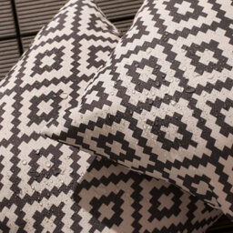 OHS 2 Pack Geometric Cushion Cover Outdoor Garden - thumbnail 2