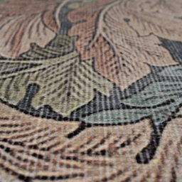 Loomed Floral Design Cotton Chenille Rug Blue Green Beige Machine Washable 160Cm X 230Cm - thumbnail 9