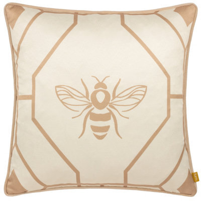 Furn. Bee Deco Geometric Polyester Filled Cushion - image 1