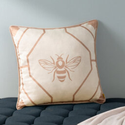 Furn. Bee Deco Geometric Polyester Filled Cushion - thumbnail 5