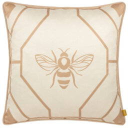 Furn. Bee Deco Geometric Polyester Filled Cushion - thumbnail 1