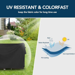 Furniture Covers Ultra-Resistant And Waterproof Cover For Outdoor Furniture, Suitable Modular Sofa Sets Measuring 170 X 94 70 Cm - thumbnail 2