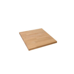 domli Solid Wood Oak Table Top - 600M X 600mm X 40mm - Top Grade European Wooden Large Square Kitchen Dining Tabletop Worktop Desktop