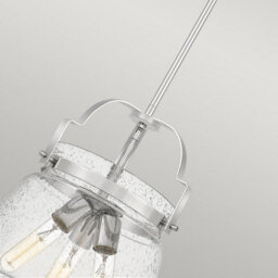 Luminosa Lighting Luminosa Quoizel Wimberley Dome Pendant Ceiling Light Polished Chrome - thumbnail 3
