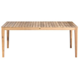 Beliani Garden Dining Set 8 Seater Chioggia Certified Acacia Wood Light Brown - thumbnail 5