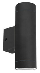 Long Life Lamps Company Black Stainless Steel Double Outdoor Wall Light Ip65 Zlc019B - thumbnail 1
