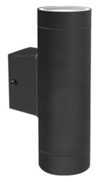 Long Life Lamps Company Black Stainless Steel Double Outdoor Wall Light Ip65 Zlc019B - thumbnail 3