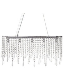 Wyld And Coco Glamourlux Crystal Chandelier Chrome Finish Adjustable Height 65Cm Diameter 120Cm Drop - thumbnail 3