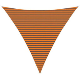 Walplus Sun Shade Sail Orange And Brown 6 X 6 X 6 M - thumbnail 2