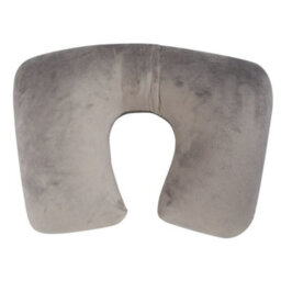 Mountain Warehouse Fleece Inflatable Pillow Grey (One Size) - thumbnail 1