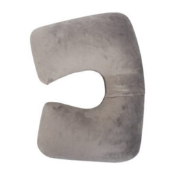 Mountain Warehouse Fleece Inflatable Pillow Grey (One Size) - thumbnail 2