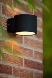 Lucide Oxford Outdoor Up & Down Wall Light Black - thumbnail 4